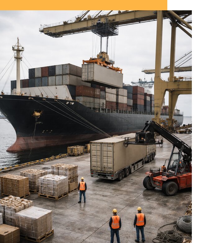 Морские перевозки из Индии: доставка FCL/LCL, таможня от 123384