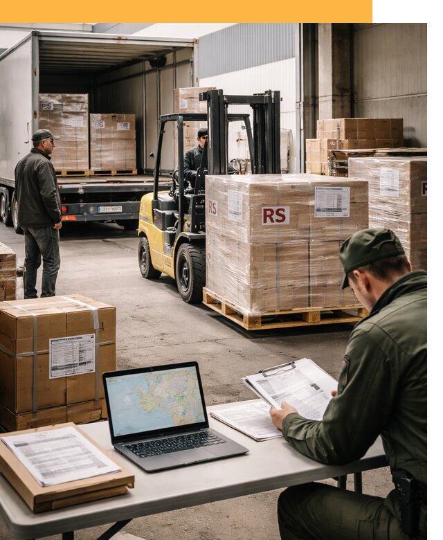 Доставка грузов в Сербию от 46269 руб, международные перевозки