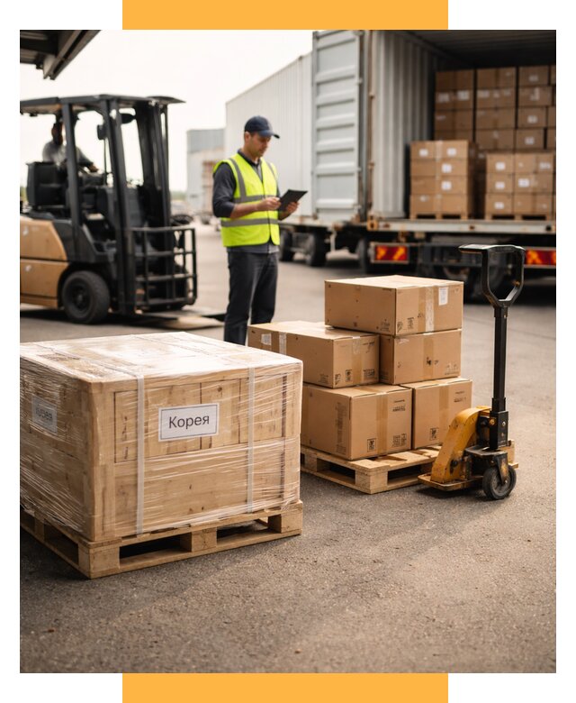 Доставка грузов в Корею из России от 35987 р. | СетСервис-Мрм