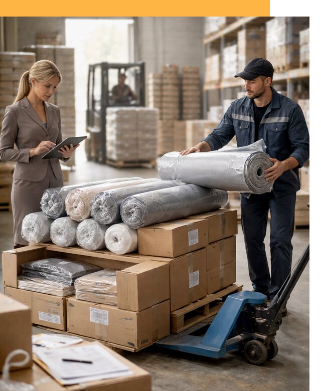 Перевозка текстиля по миру от 15423 руб. с таможней и страхованием