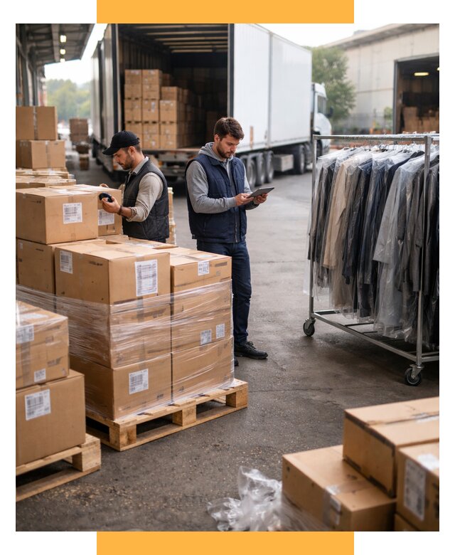 Перевозка и доставка одежды из Китая от 7712 р., СетСервис-Мрм