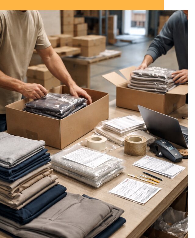 Перевозка одежды по миру от 7712 руб. с таможенным оформлением