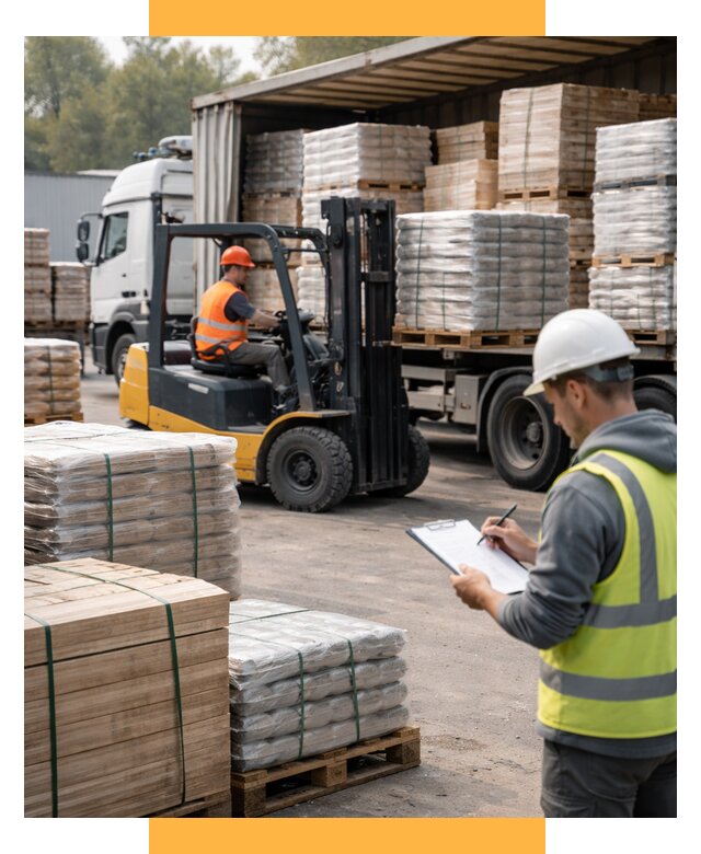 Перевозка строительных материалов от 5655 р. | СетСервис-Мрм