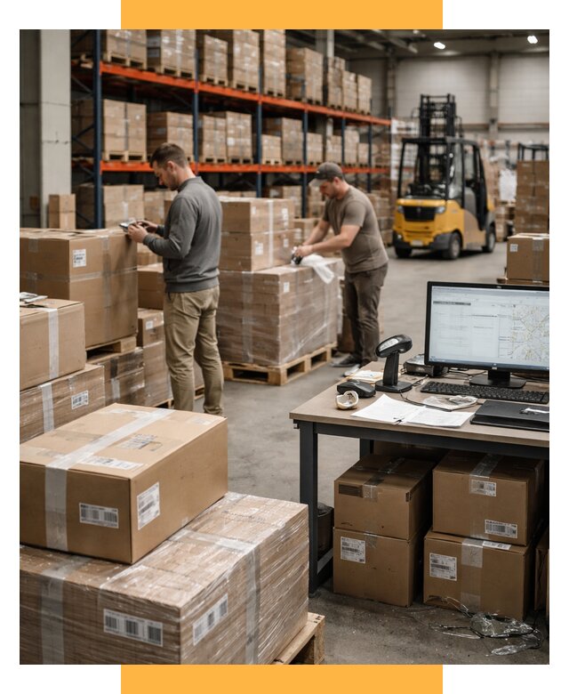 Склад консолидации в Европе от 6683 р., услуги СетСервис-Мрм